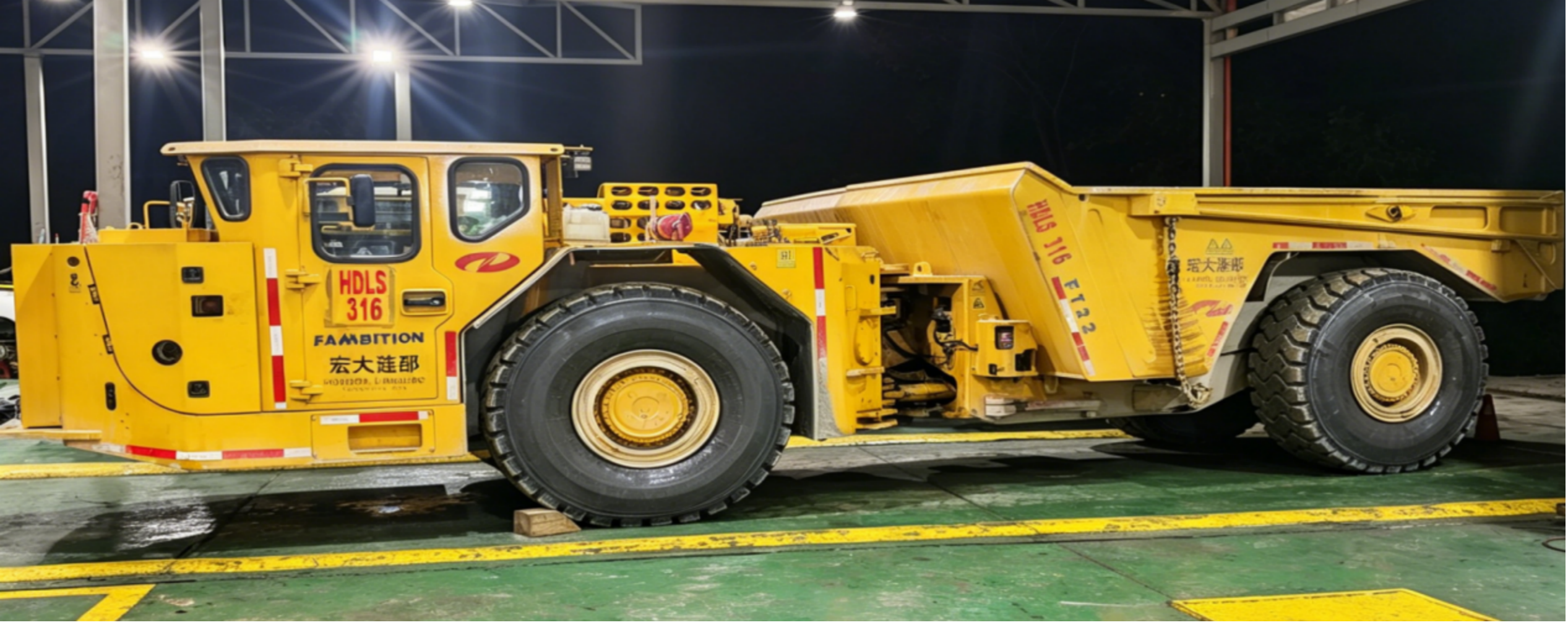  Underground mining trucks