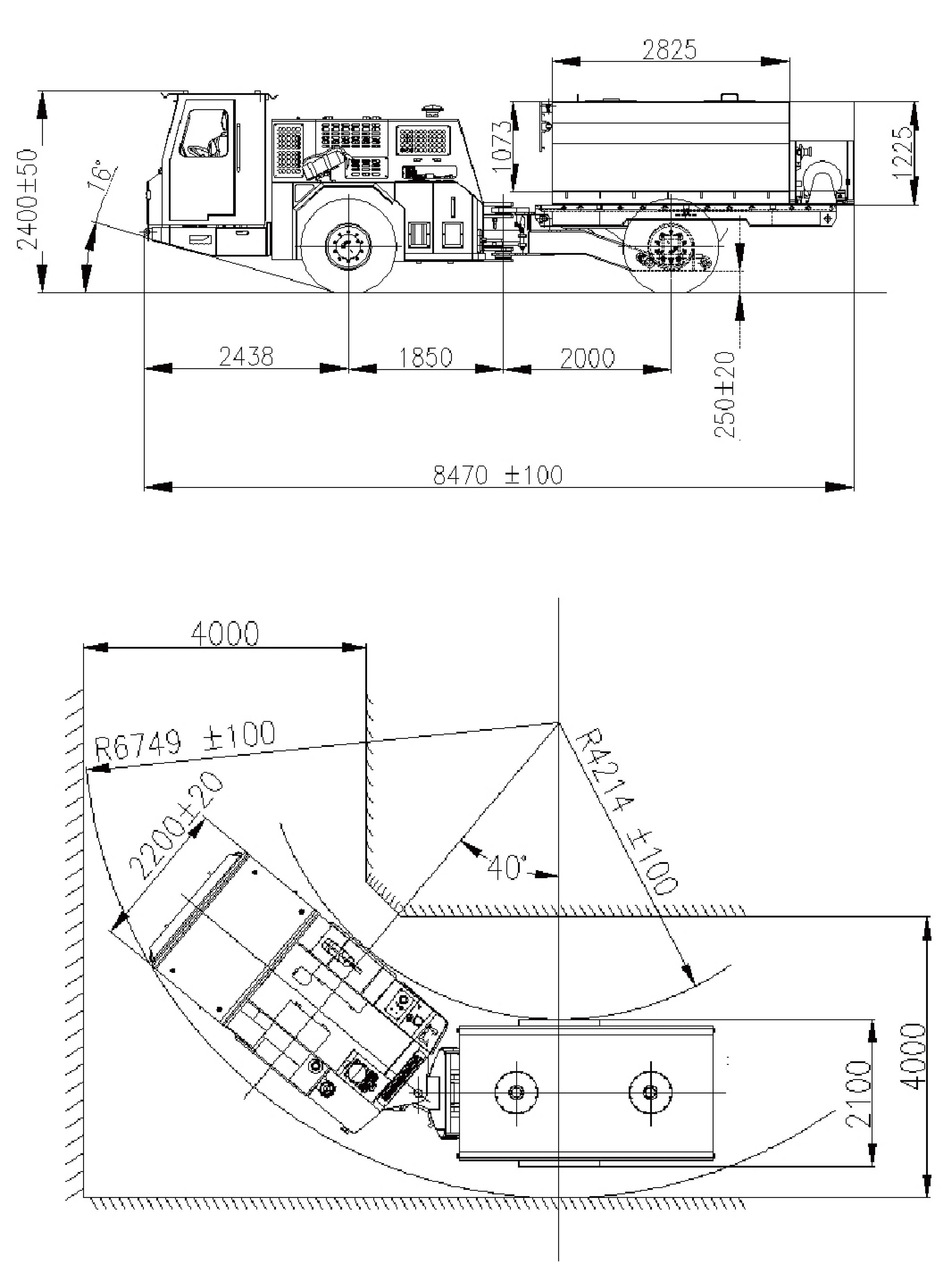 Overall Dimensions of FUD05